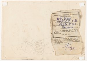 Felterjesztés egy újság pályázati szerkesztőjéhez, 1917 alkotó: L. Hogg