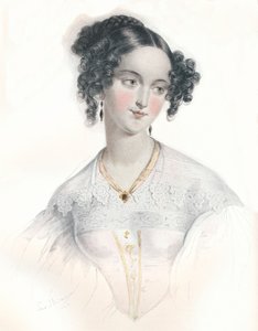 "Mary Teresa, Shrewsbury tizenhatodik grófjának felesége", 1834 alkotó: L Mansion