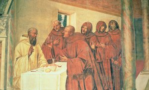 úrvacsoravétel, Szent Benedek életéből alkotó: L. Signorelli