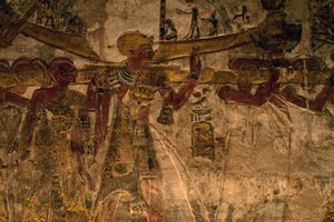Dombormű Derr templomából, Alsó-Núbia, Egyiptom, Egyiptomi civilizáció, Újbirodalom, XIX. dinasztia