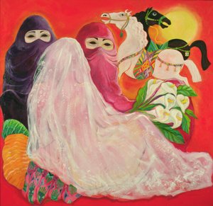 Sivatagi menyasszony alkotó: Laila (Contemporary Artist) Shawa