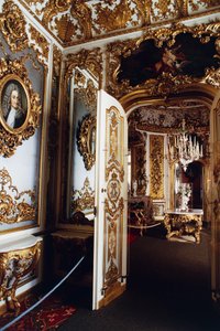 A Linderhof-palota belseje Ludwig II