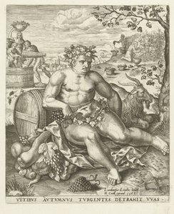 Ősz: Bacchus és a szőlőszüret A négy évszak (sorozat címe)