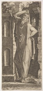 Szent Fülöp, bal kezével csípőre, jobbjával ő..., 1545.