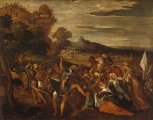 Lambert Sustris útja a kálváriához (kb. 1515-1560 után) alkotó: Lambert Sustris