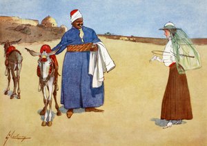 "A szépség és a szörnyetegek", 1908. alkotó: Lance Thackeray