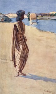 Egyiptom népe: Bisharien Arab (színes litográfia) alkotó: Lance Thackeray