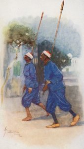 Egyiptom népe: Illi walla el Lumad (színes litográfia). alkotó: Lance Thackeray