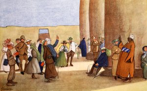 Két sor a templomban, „Egyiptom világos oldala”, 1908