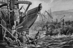 Egy bátor zászlóvivő (litho) alkotó: Lancelot Speed