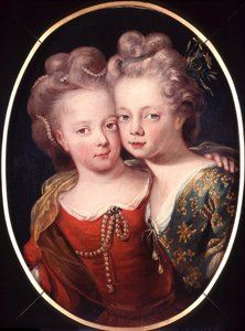 Isabella Charlotte és Sophia Hedwig gyermekkori kettős portréja
