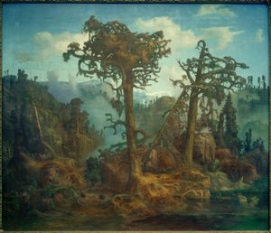 L.Hertervig, Old Pines