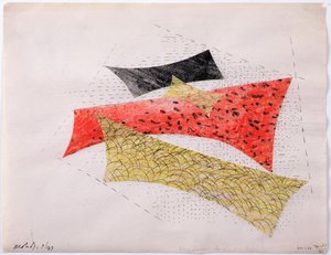 Absztrakt kompozíció alkotó: Laszlo Moholy-Nagy