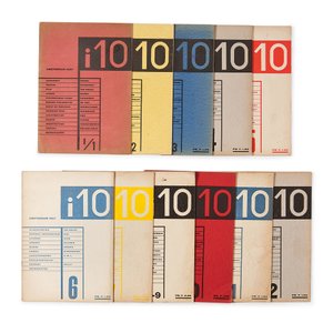 Az „i10 International Revue” magazin I. kötetének számai alkotó: Laszlo Moholy Nagy