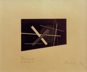 Untitled (konstruktivista kompozíció) alkotó: Laszlo Moholy-Nagy
