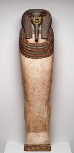 Horankh koporsója, Kr.e. 700 körül (fa, gesso, festék, obszidián, kalcit és bronz) alkotó: Late Period Egyptian