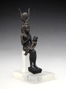 Ízisz Harpokratesszel, Kr.e. 7-4. század (bronz) alkotó: Late Period Egyptian