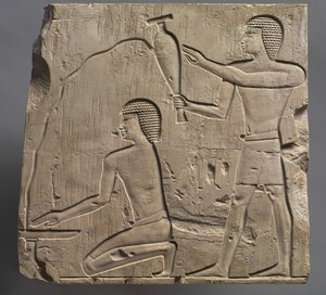 Temetési szertartásokat végző papok, ie 667-647 körül alkotó: Late Period Egyptian