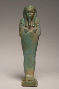Shabti figura Padineithhez (fajansz) (lásd még: 247997) alkotó: Late Period Egyptian
