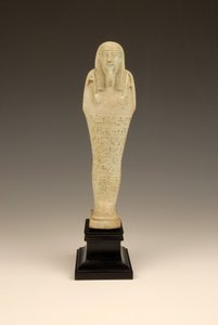 Imhotep Shabti, ie 380-342 (fajansz és zöld máz)