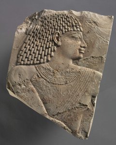 Kis emberfej, ie 667-647 körül alkotó: Late Period Egyptian