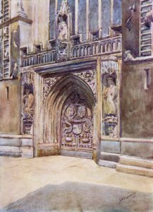 Bath Abbey, West Door (színes litó)