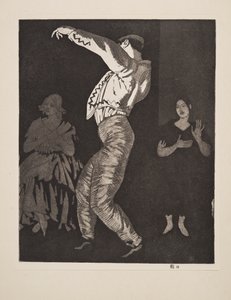 Spanyol táncos II. sz., kocsma. 1923.