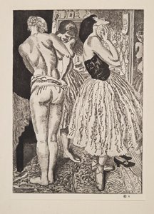 A balett három gráciája, kocsma. 1927.