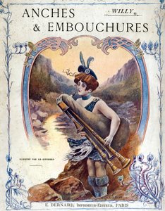 Könyvborító "Anches et embouchures "by Willy alkotó: Laurence Louise Le Riverend