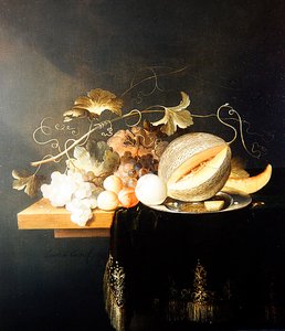 Gyümölcs csendélet (olaj, vászon)