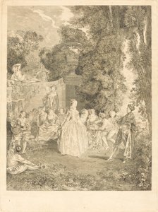 Velencei ételek alkotó: Laurent Cars after Antoine Watteau
