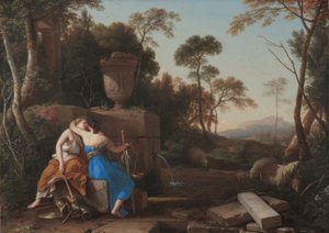 Laurent de La Hyre / "A béke és az igazság csókja", 1654 alkotó: Laurent de La Hire