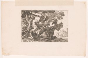 Marsyas szülte Apollót alkotó: Laurent de La Hire