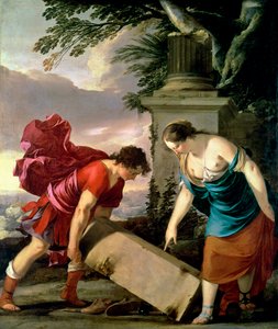 Thészeusz és anyja, Aethra, 1635-36 körül