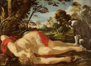 Halott Adonisz, 1624-28 körül alkotó: Laurent de la Hyre