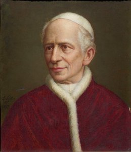 XIII. Leó pápa portréja 1810-1903, 1892. alkotó: Laurenz Schäfer