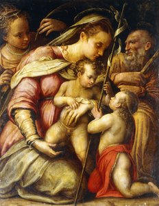 A Szent Család Keresztelő Szent Jánossal és Szent Katalinnal, alkotó: Lavinia Fontana