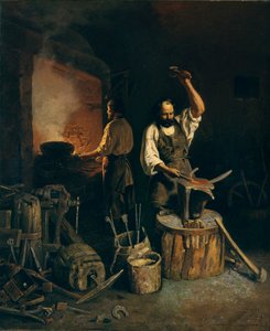 A kovácsműhely, 1845 alkotó: Lavr Kuzmich Plakhov