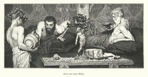 Görög bor (metszet) alkotó: Lawrence (after) Alma Tadema