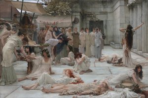 Amphissa asszonyai alkotó: Lawrence Alma-Tadema
