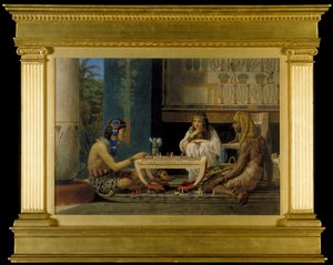 Egyiptomi sakkozók, 1865 alkotó: Lawrence Alma Tadema