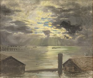 Überschwemmung des Rheins von Lawrence Alma Tadema