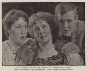 Mrs Rowland Hill und ihre Kinder von Lawrence Alma Tadema