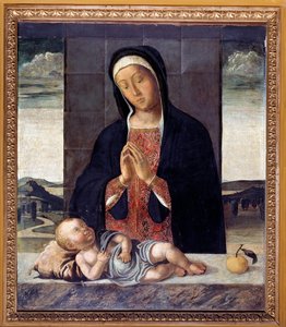 Jézust imádó szűz (Festmény, 1500 körül)