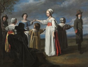Le Nain-i kör - táncoló gyerekek, 1650 körül