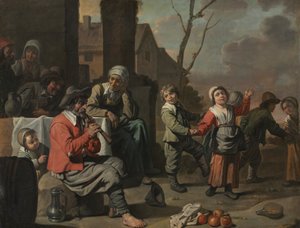 Le Nain-i kör - táncoló parasztgyerekek, 1650-es évek