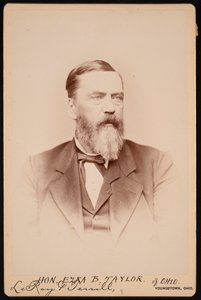 Ezra Booth Taylor portréja 1823-1912, 1896 előtt. alkotó: Le Roy and Terrill
