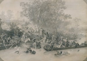 Bécs megalapítása alkotó: Leander Russ
