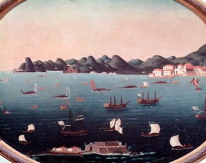 Bálnavadászat a Guanabarai-öbölben Brazíliában Akvarell – Leandro Joaquim (1738-1798) 18. századi Rio de Janeiro, Nemzeti Történeti Múzeum alkotó: Leandro Joachim