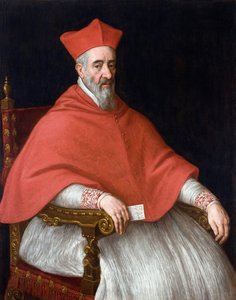 Giovanni Delfino bíboros (1545-1622) portréja – Leandro Bassano (1557-1622) festménye, olaj, vászon